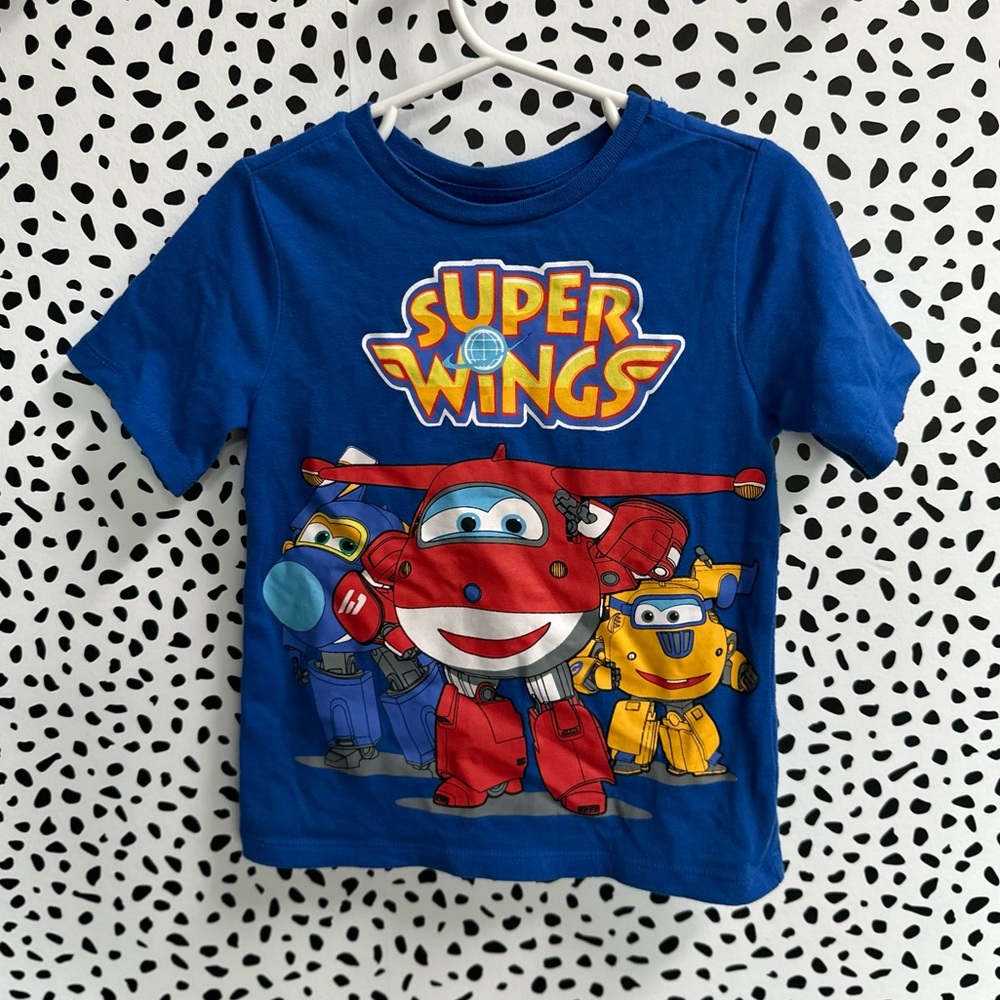 SuperWings Blue Tshirt 4t